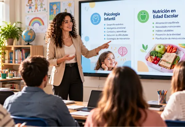 PACK FORMATIVO Psicología Infantil y Nutrición Edad Escolar inn formación